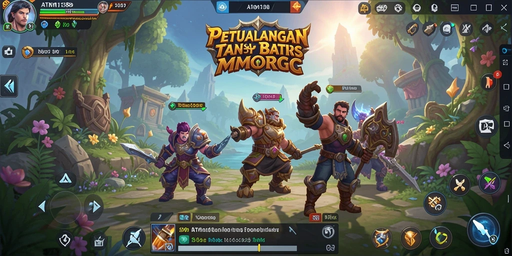 Tampilan menakjubkan dari gameplay MMORPG di ATM138.