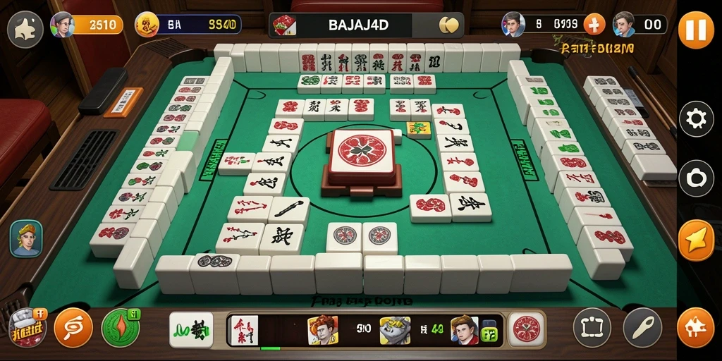 Tampilan gameplay Mahjong yang menawan di BAJAJ4D.