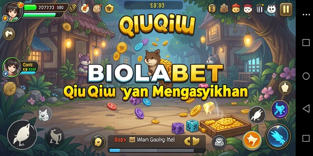 Tampilan gameplay seru dari BIOLABET saat bermain QiuQiu.