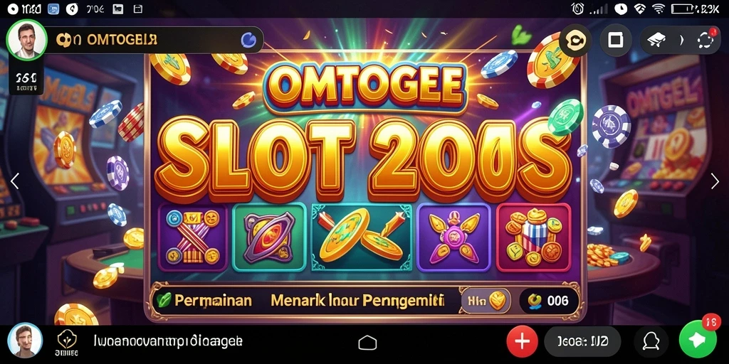 Tangkapan layar permainan Slot OMTOGEL yang seru dan interaktif.