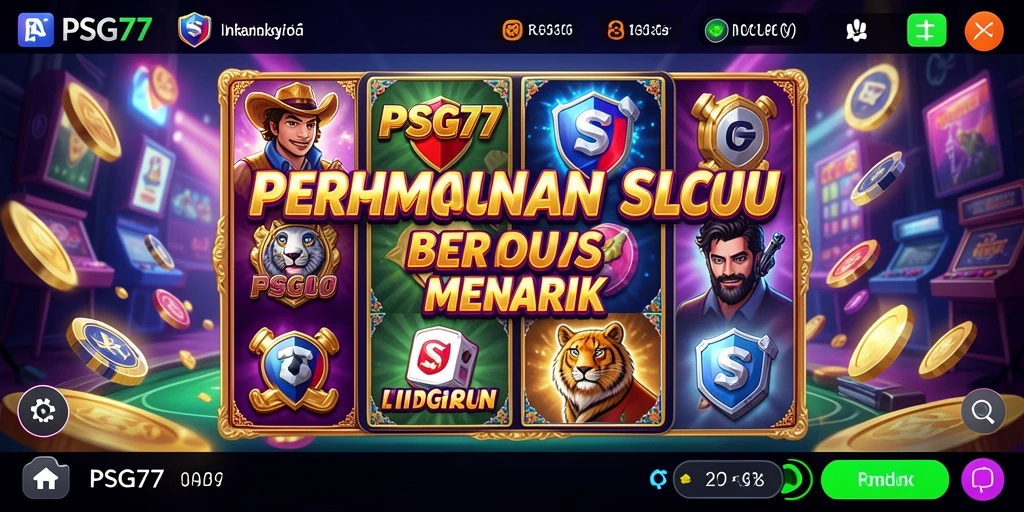 Gambaran menarik dari gameplay Slot di PSG77.
