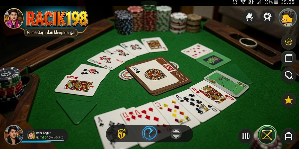 Tampilan gameplay Gaple yang menarik dan interaktif.
